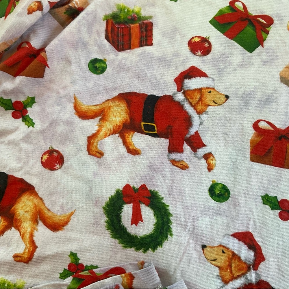 Kiel James Patrick adult Christmas pajamas women’s golden retriever size xl